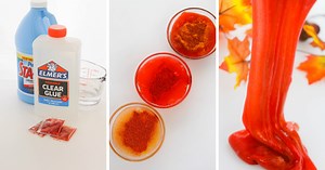 Fall Slime Inspired by the Changing Leaves