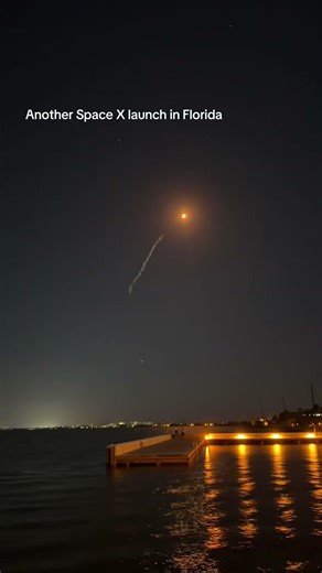 Florida’s Space Coast rocket launch #SpaceX 🚀 #Spacelink