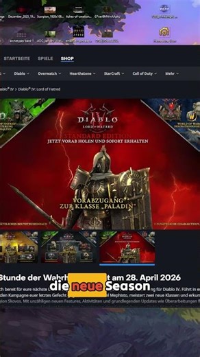 Diablo 4 neue Klasse enthüllt und spielbar! ⚡️ #diablo4