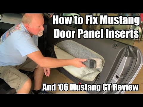 Fixing the Mustang Door Panel Insert, and Mustang Review!