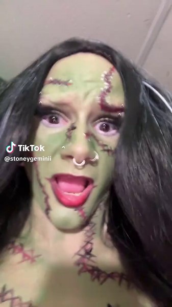 Bride of Frankenstein Halloween Makeup Tutorial