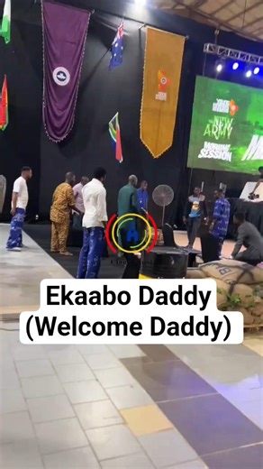 Apostle Edu Udechukwu seems to be saying as he prostrates for Daddy G. O.