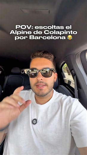 POV: You’re escorting Colapinto’s Alpine through the streets of Barcelona 😂