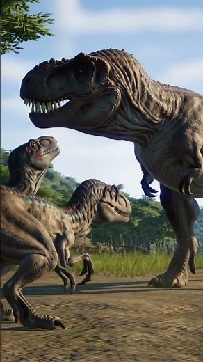 Epic T-Rex vs Velociraptor Battle | Insane Dinosaur Showdown!