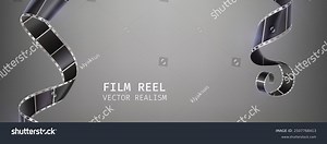Movie Banner Film Strip Roll On Stock Vector (Royalty Free) 2507768413 | Shutterstock