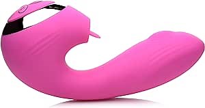 Inmi 10X Licking G-Throb Rechargeable Silicone Vibrator, Pink