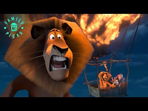 The Lemurs Bring Down the Balloon | Merry Madagascar