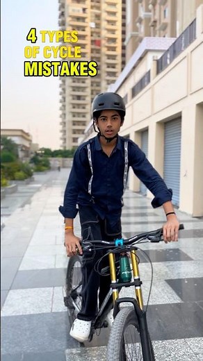 4 Types Of Cycle Mistakes ❌👎#bike #stunt #bikelover #cycling #stuntbike #cyclestunt #cycle #mtb