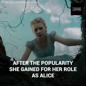 71K views · 259 reactions | Mia Wasikowska thought her big break to the top had come when she was cast to play Alice in the Tim Burton-directed version of "Alice in Wonderland", but her dreams were ruined and her career took a nosedive after the film. Follow us on our YouTube channel: https://bit.ly/yt-upsoclicons | Icons + | Facebook