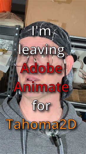 I'm leaving Adobe Animate for Tahoma2D!