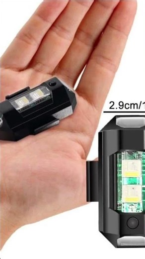 ​Title: 7-Color Smart LED Strobe Light | USB Rechargeable & Wireless for All Vehicles