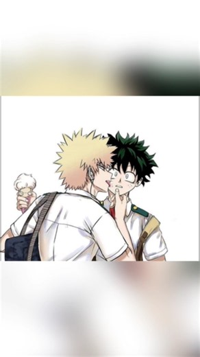 Deku X Baku 💚🧡💢💥😘…#cutepic #myheroacademia #dkbk