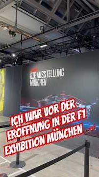 Ich war vor der Eröffnung in der F1 Exhibition München Formel 1 🏎️ Audi F1 Showcar & Grosjean Crash