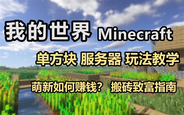 【Minecraft 我的世界】 服务器玩法教学 萌新如何赚钱？高效搬砖指南