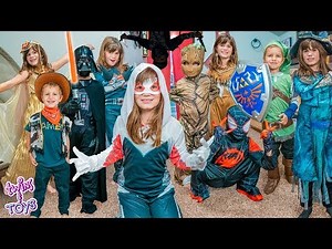 Magic Costume Fashion Show with Kate and Lilly - Superheroes, Ninjas, and More!