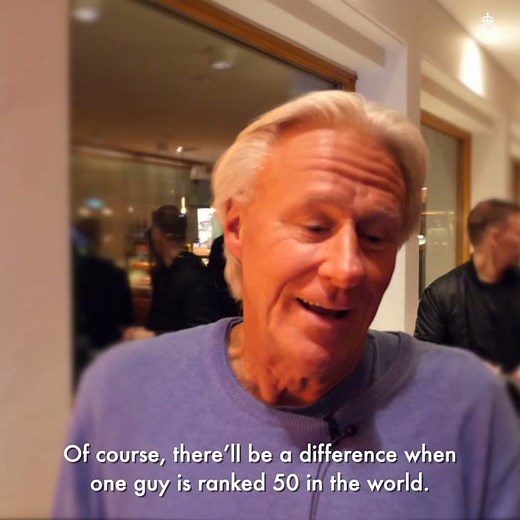 Björn Borg speaks about Leo Borgs first performance at the ATP Tour