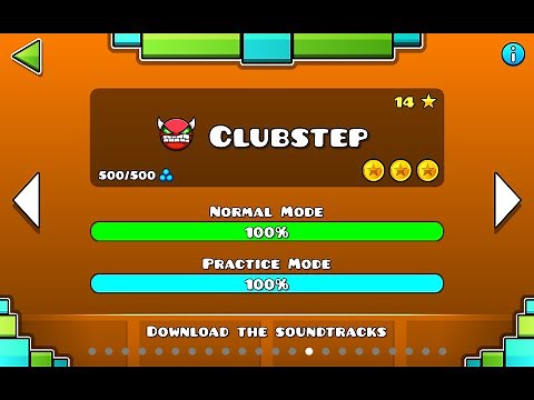 Geometry Dash - Clubstep 100% (All Coins)