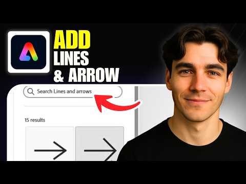 How To Add Lines And Arrows In Adobe Express (Tutorial 2026)