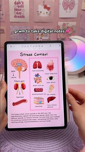 grwm to take digital notes ✍️ 💕| aesthetic note taking | android tablet