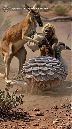 Goose Rescue: The Kangaroo Who Brought Hope #animalrescue #outbackrescue #goose