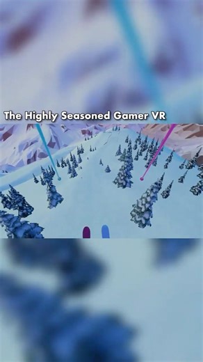 Skiing in VR on PSVR2 is amazing! #vr #psvr2 #skiing #virtualreality