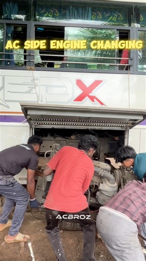 60K views · 712 reactions | Bus’s AC side Engine changing AC Broz #buslovers #mechanic #kerala #mechanical #acwork #asmr #ownvoice #mechanicalengineering KTTC-കൈരളി ടെമ്പോ ട്രാവലർ ക്ലബ് Kairali Tempo Traveller Club®All Kerala Tourist Bus Drivers AssociationSixwheel Premizz | AC Broz | Facebook