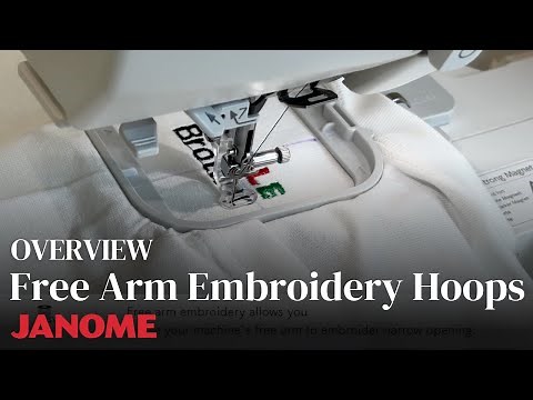 Free Arm Embroidery Hoops