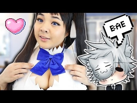 BOYFRIEND DOES MY VOICEOVER (Cosplay Makeover)! ft. The Anime Man