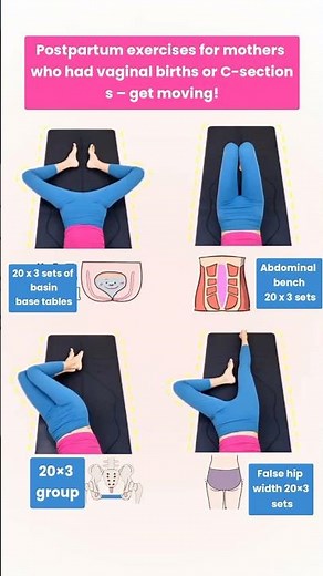 Postpartum Belly Fat Workout | 4 Easy Exercises After C-Section & Normal Delivery