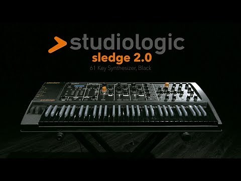 Studiologic Sledge 2.0 61 Key Synthesizer, Black | Gear4music demo