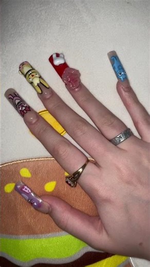 Happy Tree Friends 🩸 #naildesign #nailart #happytreefriends #nailsinspiration #viral #viralshort