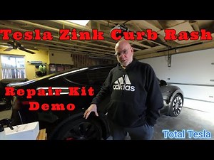 Tesla - Zink Wheels - Curb Rash Repair Kit Demo