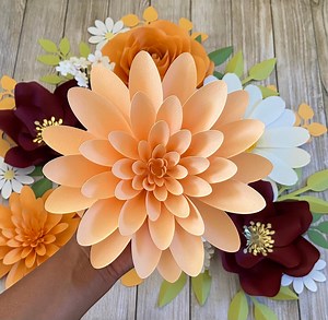 SVG Paper Flower Template: Mini Flower Cut File (digital Download) - Etsy