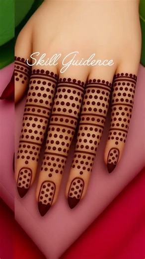 Finger mehndi designs 💐
