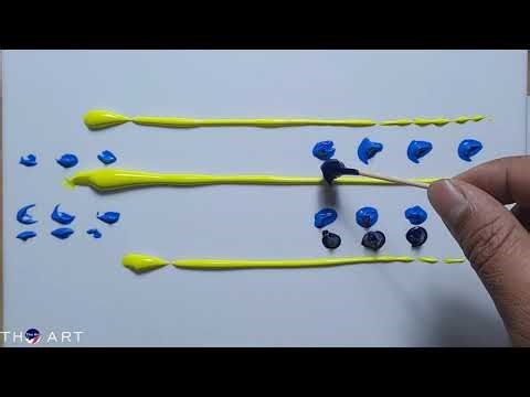 How to draw a small boat on the river | Easy acrylic painting techniques | Tho art #134