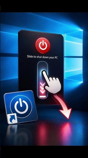This Windows Shutdown Trick Looks INSANE! 🤯💻 #shorts