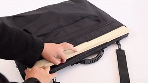 JJRING 18x24 Art Portfolio Tote Bag - Large Carrying Storage Case with Handle & Adjustable Shoulder Strap, Portfolio Folder for Artwork, Posters, Canvas, Drawing Boards
