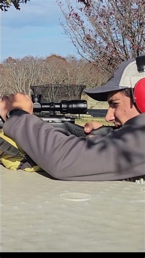 Sighting in .243 Win Rifle (100 yards) #hunting #shooting #gun #deer