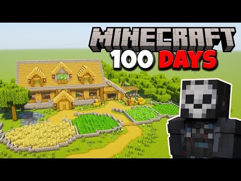 I Survived 100 Days in SUPERFLAT Minecraft