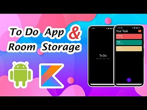 To Do App in Kotlin Using Android Studio | Room Storage and SQLite in Kotlin and Android Studio 🔥