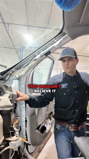 Jon Galland | Work Truck Expert on Instagram: "Shooting from Your Pickup Can Wreck Your Vents! We’ve found rifle casings inside vent systems more times than you'd think. If you shoot from your truck and leave brass on the dash, it can fall into the vents and jam your AC mode doors. Ever seen something wild cause an HVAC failure? #WorkTruck #HVACProblems #CountryMechanic"