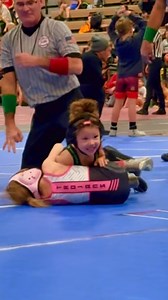 Everything feels uncomfortable at first but once it clicks, it clicks💥Watch as 4-year-old Layla dances onto the mat in a powerful reminder of what can happen when we tackle our fears head-on. Let’s celebrate all the little victories along the way, from the hesitant first steps to the triumphant moments in competition. #wrestling #cute #fun | Untamed Little Warriors
