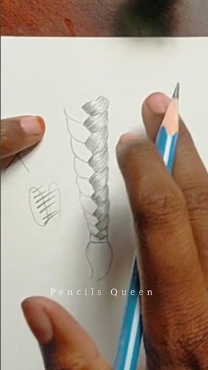 How to Draw Realistic Hair for Beginners ✏️💇‍♀️ #HairDrawing #DrawingTutorial #RealisticDrawing