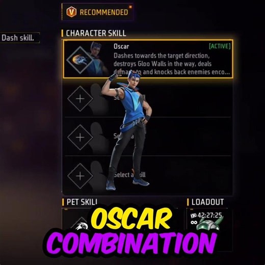 Best Koda Character Combination For Rusher ⚡ Free Fire Max BR & CS Rank Unstoppable Combo 🔥