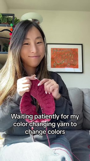 Color Changing Yarn Bralette/Crop Top Knitting Tutorial