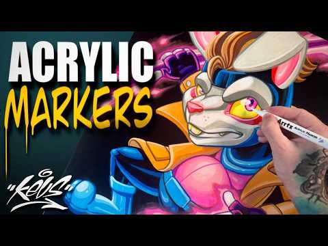 Paint Marker Tips and Tricks Arrtx 120 Anime Acrylic Color Set)