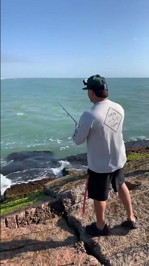 Packery Channel on fire (Port Aransas) jetty fishing