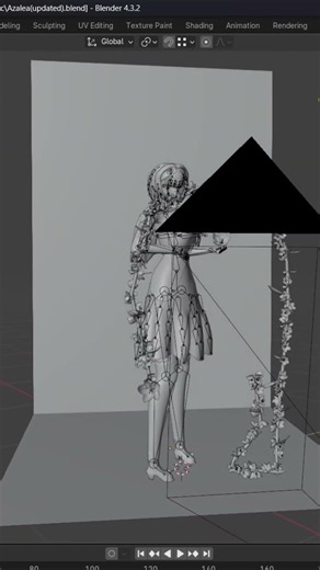 Making a new profile pic for my discord account #blender #vtuber