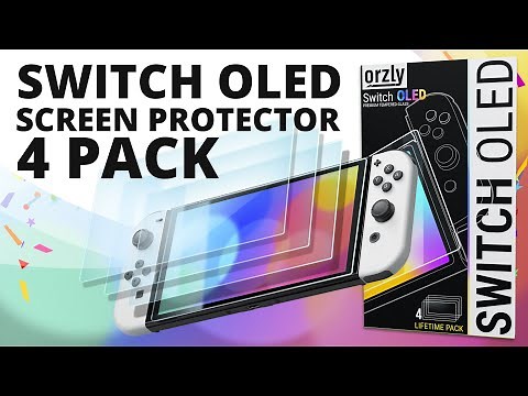 How To Apply a Nintendo Switch OLED Screen Protector | Orzly Easy Install Guide