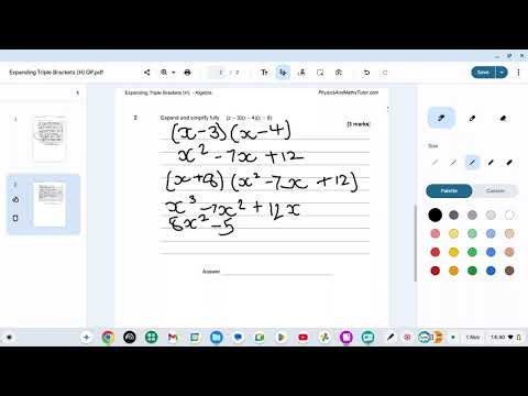 Expanding Triple Brackets